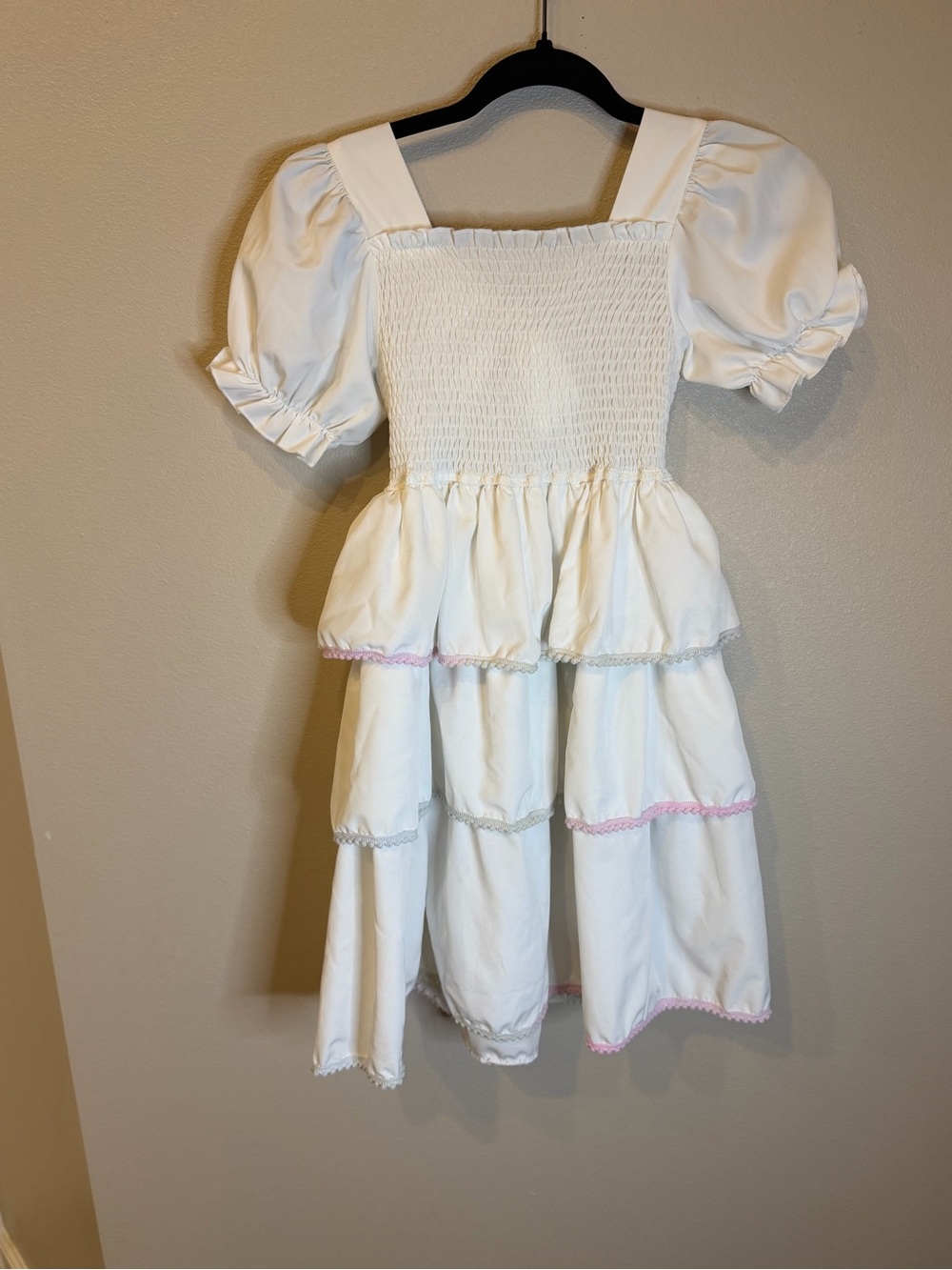 Lola + The Boys Rainbow Tiered Ruffle Dress Girls Size 12